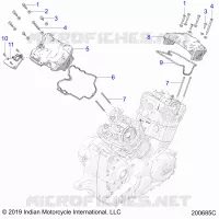 ENGINE, TAPA DE LA VÃLVULAS