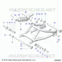 SUSPENSION,REAR SWING ARM/CHOQUE