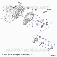 MOTOR, CAM SHAFTS AND GEARS