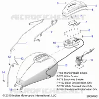 SISTEMA DE COMBUSTIBLE, FUEL TANK ASM.