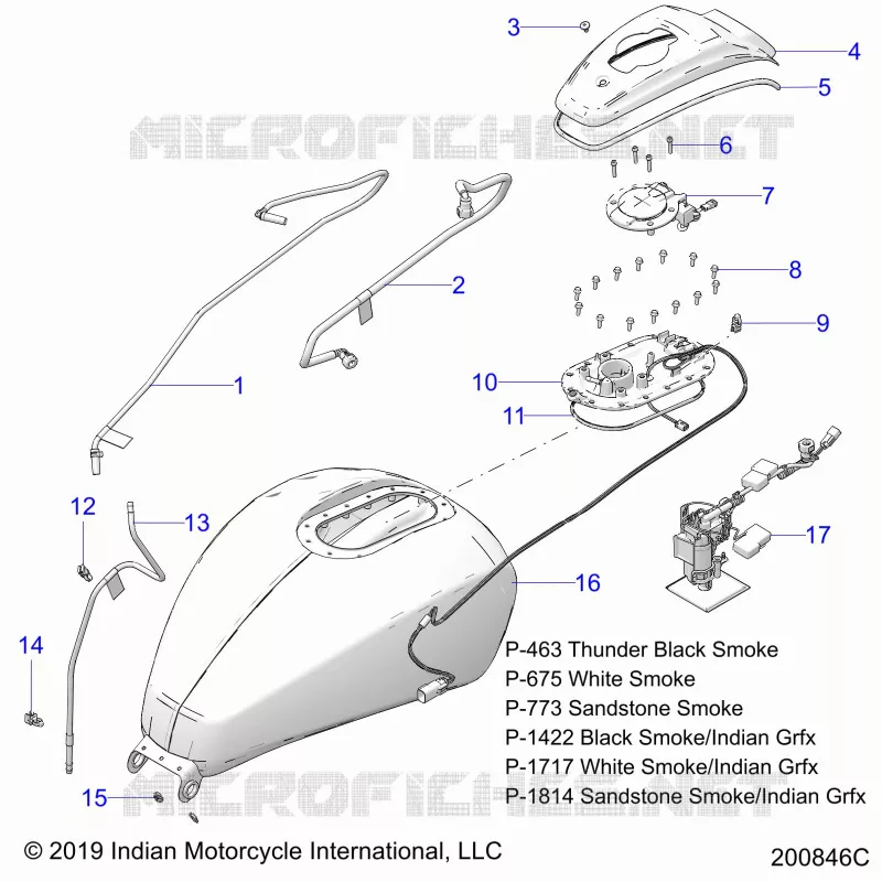 SISTEMA DE COMBUSTIBLE, FUEL TANK ASM.