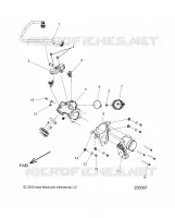 SISTEMA DE COMBUSTIBLE, FUEL CLAM SHELL/THROTTLE BODY