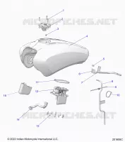 SISTEMA DE COMBUSTIBLE, FUEL TANK ASM.