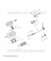 DRIVE TRAIN, HORQUILLAS DE CAMBIO, RATCHET AND DRUM