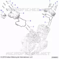 ENGINE, TAPA DE LA VÃLVULAS