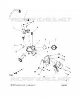 SISTEMA DE COMBUSTIBLE, FUEL CLAM SHELL/THROTTLE BODY