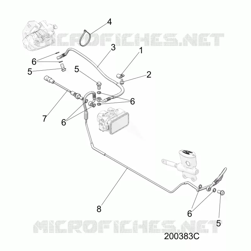 FRENOS, FRENO LINE, REAR, ABS