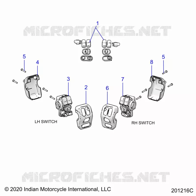 ELECTRICA, SWITCH CONTROLS, LH/RH