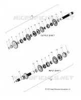 TREN, INPUT/OUTPUT SHAFT ASM.