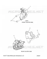BRAKES, PINZA FRENO DELANTERA AND REAR