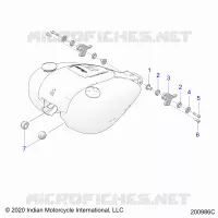 SISTEMA DE COMBUSTIBLE, FUEL TANK MOUNTING