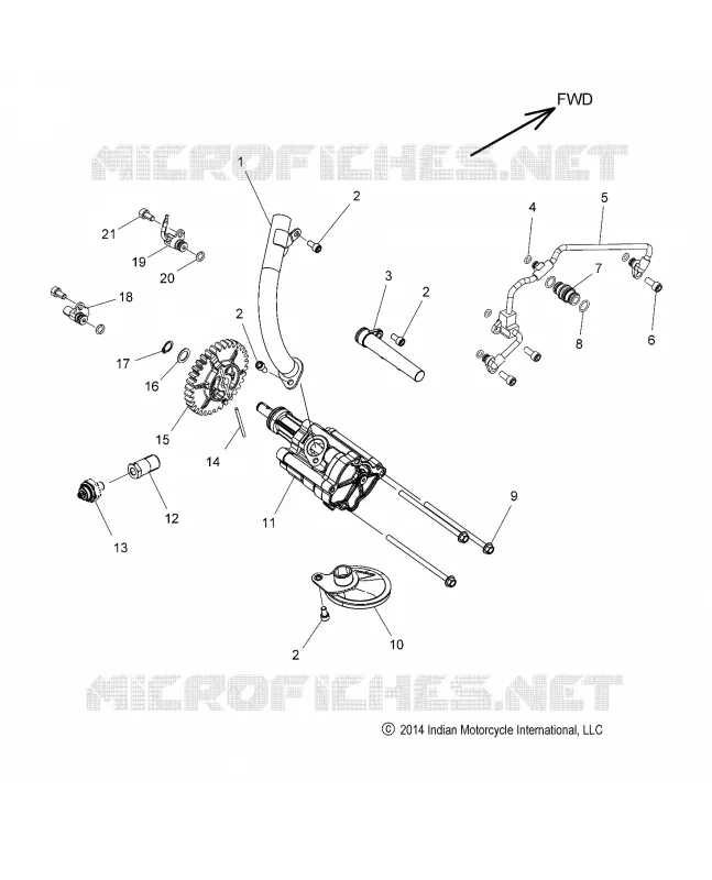 OIL PUMP/OIL SYSTEM - N15TCAAA/TRAAA ALL OPTIONS (49INDIANOILPUMP15)