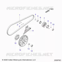 TREN, DRIVE SPROCKET, BELT AND GUARD