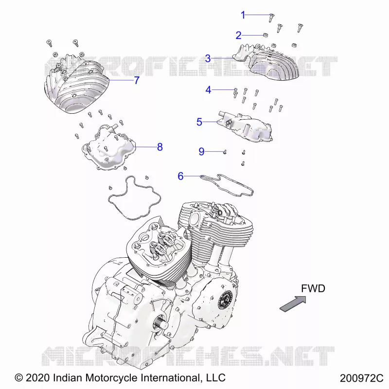 MOTOR, ROCKER COVERS