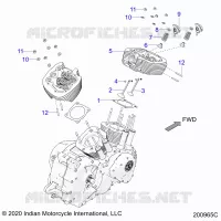ENGINE, CULATA ASM.