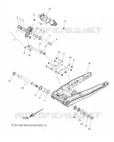 SUSPENSION TRASERA ASM., SWING ARM AND SHOCK