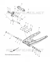 SUSPENSION TRASERA ASM., SWING ARM AND SHOCK