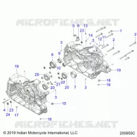 MOTOR, CASE ASM.