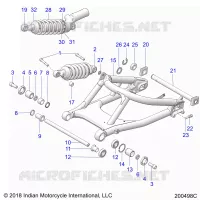 SUSPENSION,REAR SWING ARM/CHOQUE