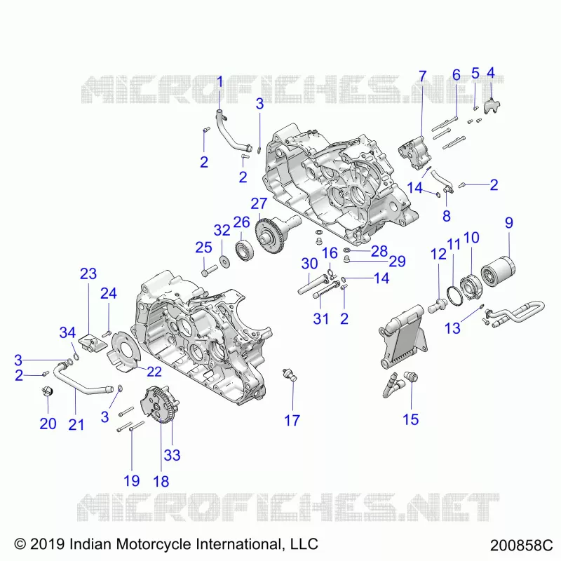 MOTOR, OIL SYSTEM