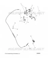 CONTROLS, PALANCA DE EMBRAGUE AND CABLE