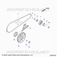 TREN, DRIVE SPROCKET, BELT AND GUARD