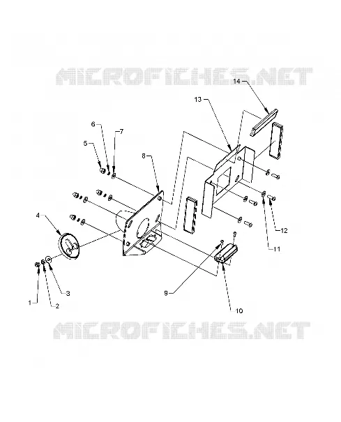 CHASSIS, LICENSE PLATE BRACKETS - N121C/V/D ALL OPTIONS (INDIANLICENSE12CC)