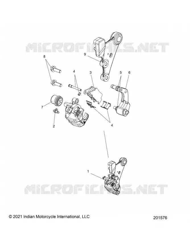 BRAKES, PINZA FRENO TRASEIRA ASM., W/ABS