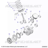ENGINE, PISTON AND CIGUEÑAL ASM.