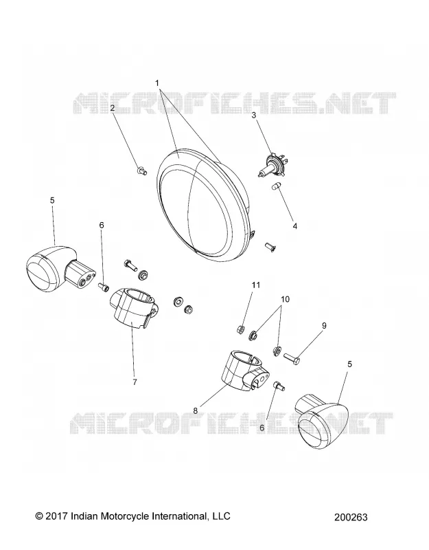 ELECTRICAL, FARO AND FRONT TURN SIGNALS