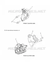BRAKES, PINZA FRENO DELANTERA / TRASEIRA