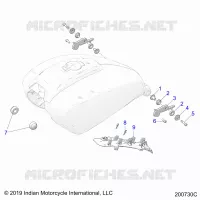 SISTEMA DE COMBUSTIBLE, FUEL TANK MOUNTING