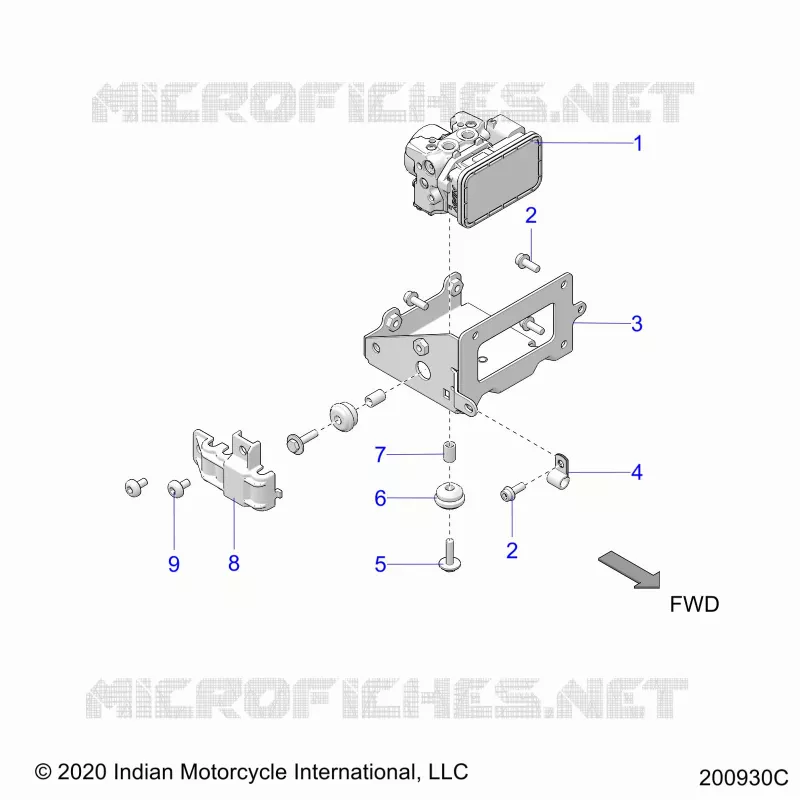 FRENOS, ABS MODULE ASM.