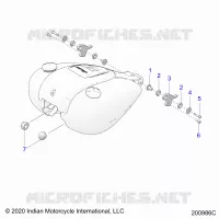 SISTEMA DE COMBUSTIBLE, FUEL TANK MOUNTING