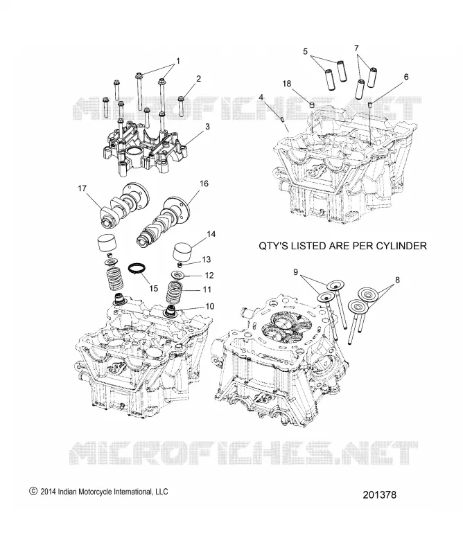 ENGINE, CULATA ASM.