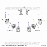 ELECTRICA, SWITCH CONTROLS, LH/RH