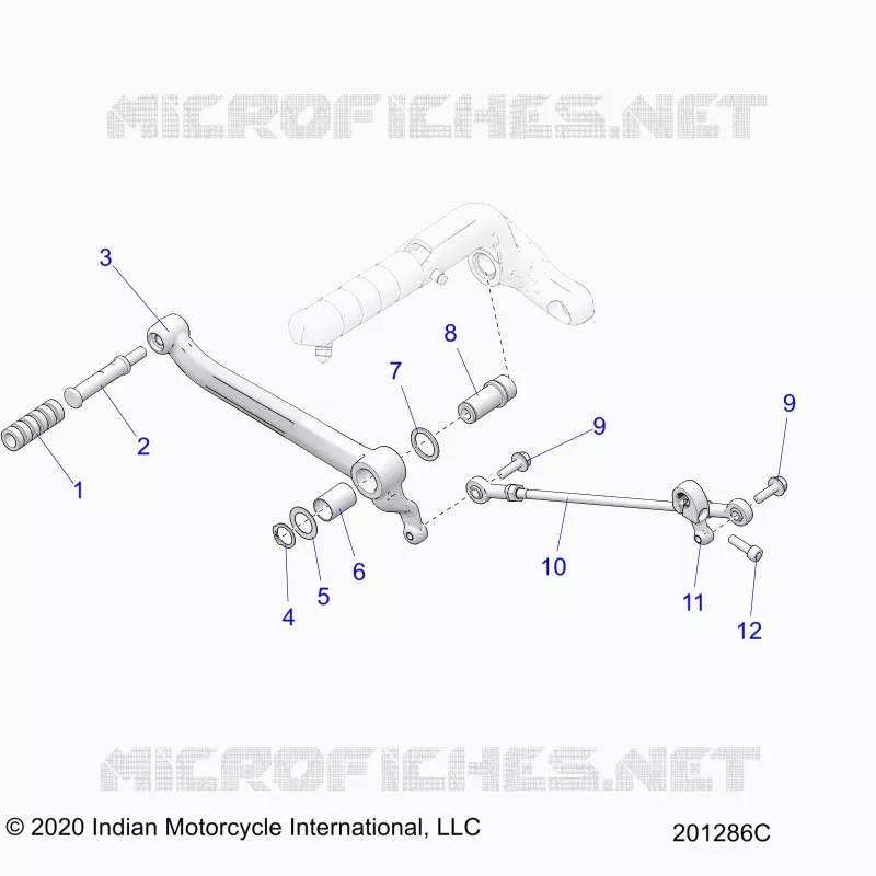TREN, SHIFT PEDAL AND LINKAGE