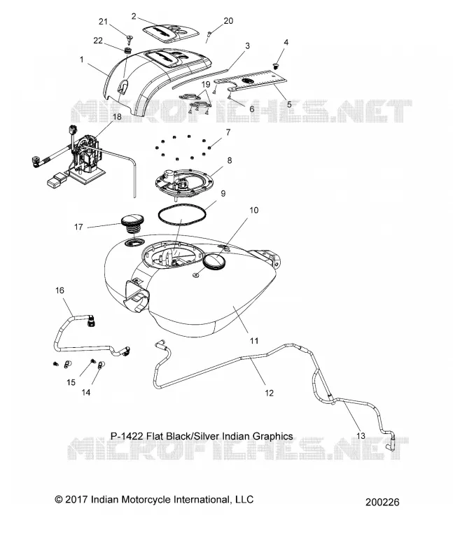 SISTEMA DE COMBUSTIBLE, FUEL TANK ASM.