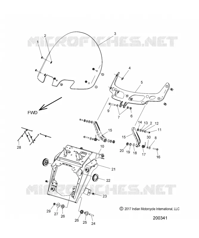 MERCADO ASM, WINDSHIELD MOUNT