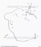 CONTROLS, PALANCA DE EMBRAGUE AND CABLE