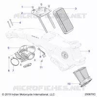 ENGINE, TOMA DE AIRE SYSTEM