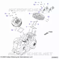 ENGINE, CULATA ASM.