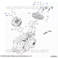 ENGINE, CULATA ASM.