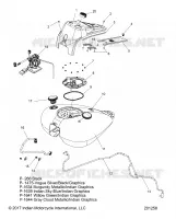 SISTEMA DE COMBUSTIBLE, FUEL TANK ASM.