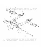 SUSPENSION TRASERA ASM., SWING ARM AND SHOCKS
