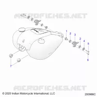 SISTEMA DE COMBUSTIBLE, FUEL TANK MOUNTING