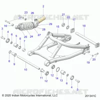 SUSPENSION TRASERA SWING ARM/SHOCK