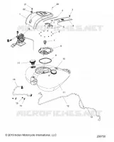 SISTEMA DE COMBUSTIBLE, FUEL TANK ASM.