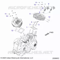 ENGINE, CULATA ASM.