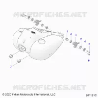 SISTEMA DE COMBUSTIBLE, FUEL TANK MOUNTING